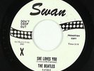 Beatles 45 - She Loves You - Swan - promo