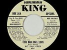 Blues R&B Rocker 45 - Big John Greer - Come Back Uncle John - King - VG++