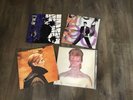 DAVID BOWIE VINYL LP BUNDLE, LOW, ALADDIN SANE, FAME & DANCING WITH THE BIG BOYS