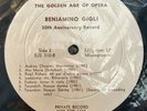 BENIAMINO GIGLI EJS 310 THE GOLDEN AGE OF OPERA PRIVATE RARE VTG #17