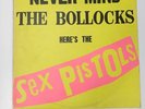 SEX PISTOLS NEVER MIND THE BOLLOCKS VINYL BLANK BACK 1977 A5 B5 1ST PRESS V2086