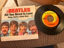 The Beatles - All You Need is Love Capitol 5964 45 With Picture Sleeve EX Vinyl