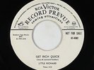 R&B 45 - Little Richard - Get Rich Quick - RCA Victor - rare promo
