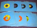 THE BEATLES Sixteen Original Capitol/Apple/Vee Jay/Tollie/Swan 45's NICE LOT