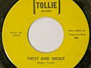 BEATLES Twist And Shout / There’s A Place TOLLIE 45 brackets label VG+ 1964 HEAR