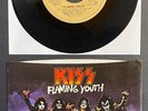 KISS Flaming Youth/God Of Thunder 45+PICTURE SLEEVE 1976 US ORIG Casablanca EX