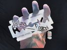 INSANELY RARE VINTAGE JUDAS PRIEST BRITISH STEEL HUGE ALBUM PROMO DISPLAY SIGN