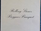 ROLLING STONES: 1968 Vinyl LP: BEGGARS BANQUET: Unboxed Mono 1st PRESS: EXC.-