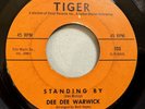 Dee Dee Warwick - Standing By / Don't think my baby's coming back 45 Tiger SOUL