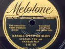 Melotone 6-01-58  GEORGIA TOM / TERRIBLE OPERATION BLUES - Chicago blues 78rpm