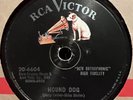 (2) ELVIS  78 RPM RECORDS  20-6604  HOUND DOG &  20-6643 LOVE ME TENDER VG - G+