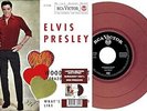 ELVIS PRESLEY - EP ETRANGER N10 - WOODEN HEART SPAIN BURGUNDY VINYL - G3z