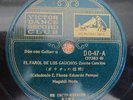 78Rpm Records Domestic Tango Agustín Magaldi El Farol De Los Gauchos Libertad bd
