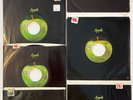7 SEALED JOHN LENNON INSTANT KARMA 45s APPLE 1970 ORIG. WHITE RIM PRINT +