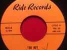 Funk Soul 45 ALVIN HEMPHILL TOO HOT-RIDE  THIS IS THE BEGINNING