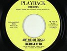 70s Soul 45 - Newsletter - Ain't No Love (Vocal) - Playback - rare