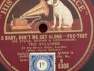78rpm HMV B5308 The Sylvians: Oh Baby Don’t We Get Along? Nice Copy 1927