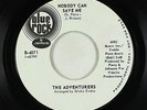 Crossover Soul 45 - Adventurers - Nobody Can Save Me - Blue Rock - VG+