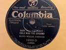 Blind Willie Johnson: Columbia 14303 Dark Was the Night / Nobody's Fault V/V-