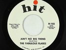 Northern Soul Girl Group 45 - Fabulous Flares - Ain't No Big Thing - Hit - VG+