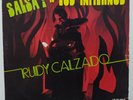 Rudy Calzado -  SALSA EN LOS INFIERNOS , Mexican VINYL LP GUAGUANCO VG+/EX 1978