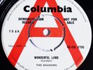 The Shadows – Wonderful Land/Stars Fell On Stockton (Promo)