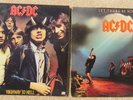 2- AC/DC LP's Highway To Hell & Let There Be Rock Vinyl Record Albums Angus Bon