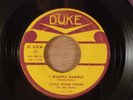 Little Junior Parker  I Wanna Ramble/Backtracking  RARE  R&B, Blues 1955 Duke