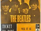 The Beatles Ticket To Ride/Yes It Is Rare Norway  Parlophone 45 Rare Sleeve