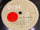 LEAD BELLY-DISC 5085-DIGGING MY POTATOES/DEFENSE BLUES=NY BLUES w McGHEE, TERRY