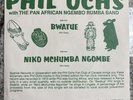 Phil Ochs With The Pan African Ngembo Rumba Band ‎– Bwatue