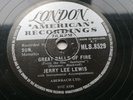 JERRY LEE LEWIS   1958  UK  78   GREAT BALLS OF FIRE   LONDON  HLS -8529