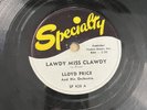 LLOYD PRICE Lawdy Miss Clawdy / Mailman Blues 78rpm Specialty SP 428