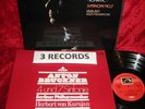 1971 UK NM* 3 LP SLS 8111 1ST CPS STEREO Bruckner*, Karajan* / Berlin Philharmon