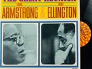 LOUIS ARMSTRONG, DUKE ELLINGTON The Great Reunion 1963 Mono ROULETTE Jazz LP NM