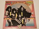 Kiss Hotter Than Hell Blue Bogart lp vinyl records