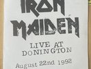 Iron Maiden - Live At Donington (August 22nd 1992) Rare Triple Vinyl With Poster