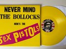 Sex Pistols - Never Mind The Bollocks. 2016 Re-issue. Yellow Vinyl + insert. UNP