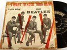 Mega rare The Beatles I Want To Hold Your Hand Parlophone R 5084 Norway G+/VG