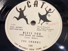 CHORDS-CAT 109-BLESS YOU/ZIPPITY ZOOM=PROMO 78 DOO-WOP R&B R&R