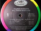 Beatles LP George Harrison All Things Must Pass SCARCE Black Capitol JAX PROMO