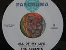 HEAR Accents 45 All Of My Life / I Want Your Love PANORAMA garage Terry Allen