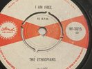 THE ETHIOPIANS - I Am Free / SOUL BROTHERS / Shanty Town - Island Records - RARE