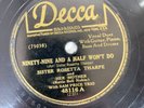 Sister Rosetta Tharpe – Ninety-Nine And A Half Won't Do/Daniel In The Lion's Den