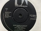 Dr. Feelgood – She Does It Right/I don't Mind  UA UP 35815 1975 STEREO 7”