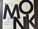 Vinyl LP Thelonious Monk Monk Sonny Rollins Prestige 7053 Reissue 1982 Vg+