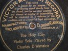 78 rpm Pre Dog Victor Monarch 3333 (Eldridge Johnson), Chas. D'Almaine violin V
