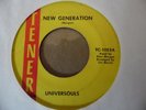 RARE FUNK 45 UNIVERSOULS (UNIVERSALS) ON TENER NEW GENERATION