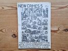 NEW CRIMES #5 UK 1981 ANARCHO PUNK FANZINE BLACK FLAG CRASS POISON GIRLS ZOUNDS