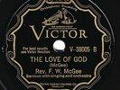 Victor #V-38005: Rev. F.W. McGee-